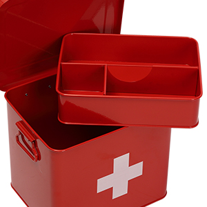 First Aid Kit Storage Containers Medicine Box Organizer, Cabinet, Medicine Supplies Bin, Emergency Tool Set