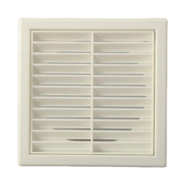 Grelha de ventilação de parede ABS de 100 mm com cobertura de Flyscreen Melhora a ventilação nos hotéis