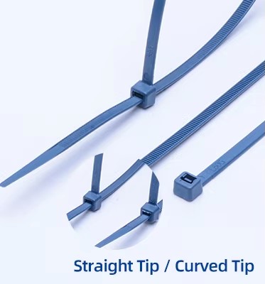 Plastic Magnetic Cable Wire Ties Nylon Food Zip Tie Metal Detectable Cable Tie