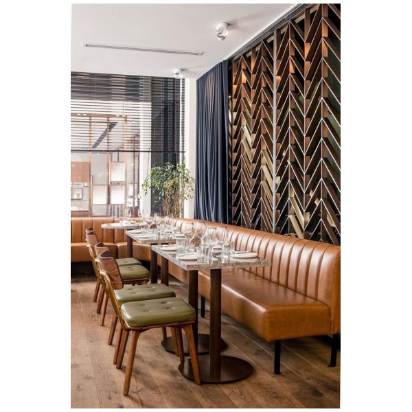 Luxury Interior Design Ideas Restaurant Furniture Steakhouse Booth Sofa Seating Hot Selling