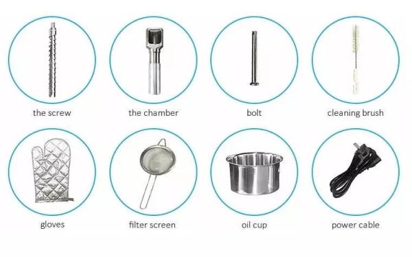 Smart household oil press machine with good quality for Asian market 220V different color
