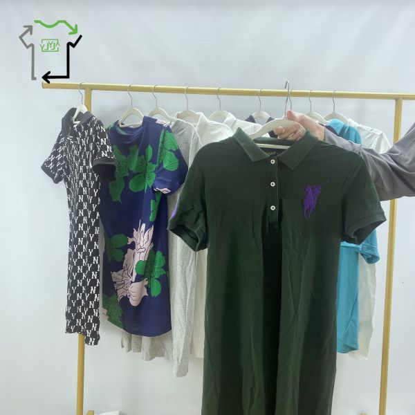 Casual Women Used Brand Clothes Korea Style 2nd Hand Dresses for Summer