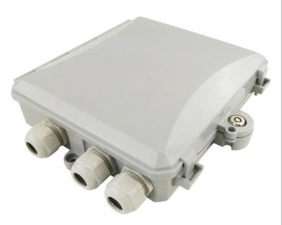 Outdoor Wall Mount FTTH Distribution 12 Cores Fiber Optic Termination Box