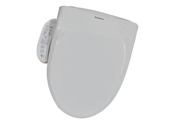 Ivory White Auto Toilet Seat Cover Instant Heating Electric Washing Bidet V Shape