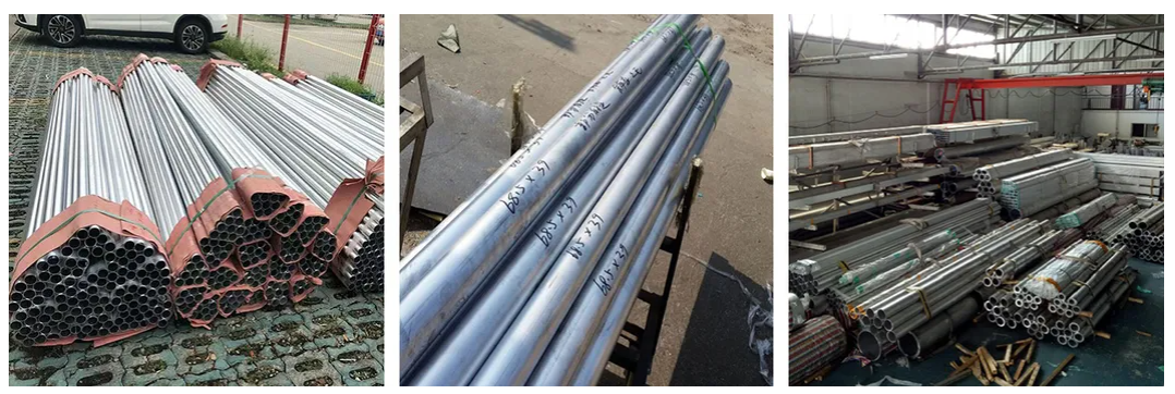 6061-T6 Aluminum Pipe Seamless 50mm OD 5mm Wall Structural Tube ASTM B241