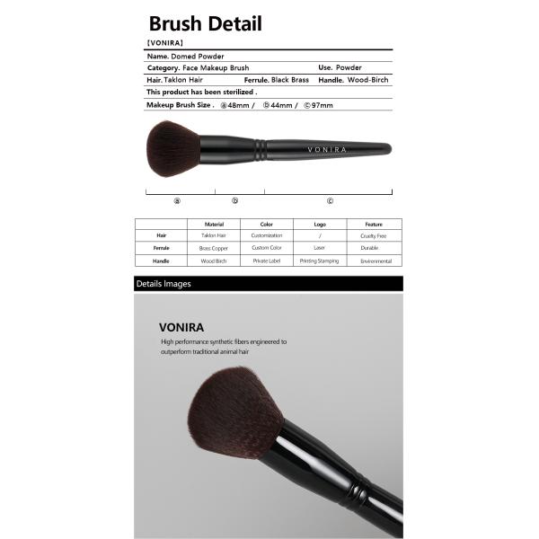 Профессионал красоты Vonira 35 роскошного частей набора щетки визажиста