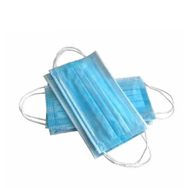 Dust Sterilization 3 Ply Surgical Mask 17.5*9.5cm Ear Loop Or Ties Style