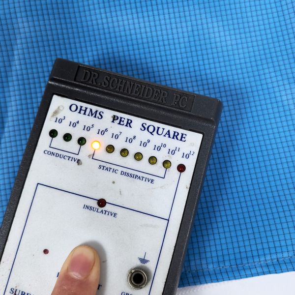 ESD Anti Static Handheld Zipper Tool Storage Bag Blue