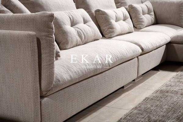 Fabric Sofa Set Funiture Home L Shaped Modern Couch For Sale