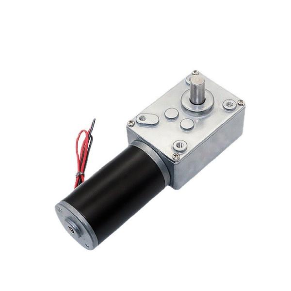 Faradyi Custom 58mm Worm Gear Box Reverse Self Lock 12v Dc Worm Gear Motor 5nm High Torque Dc Motor