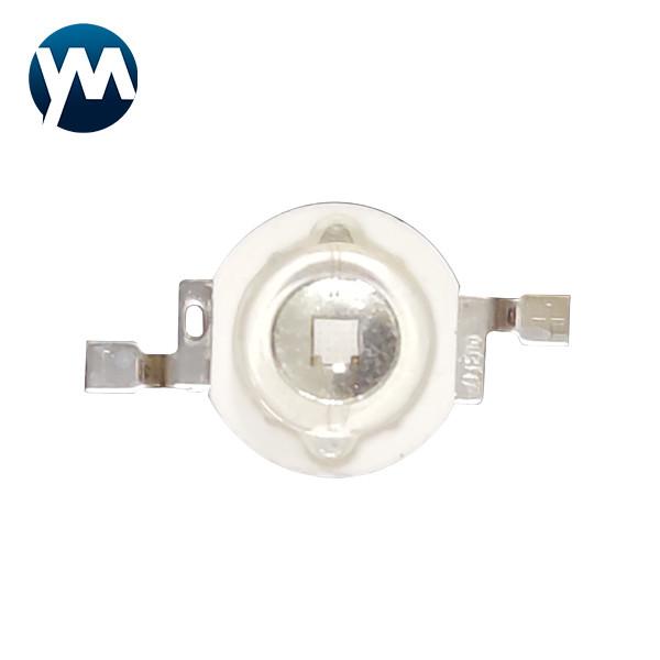 A lâmpada de imitação UV do lúmen do diodo emissor de luz SMD 3W perla o diodo emissor de luz UV do poder superior da lente do silicone