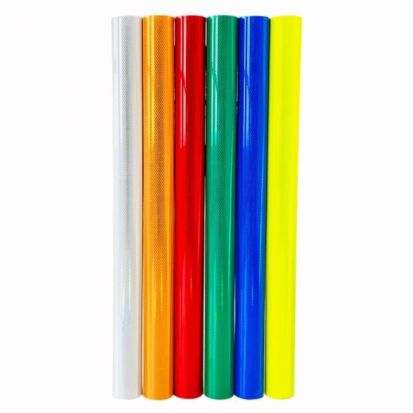 4x150FT Micro White Yellow High Visibility Micro Diamond Grade Reflective Sheeting Film for Traffic Signs ODM