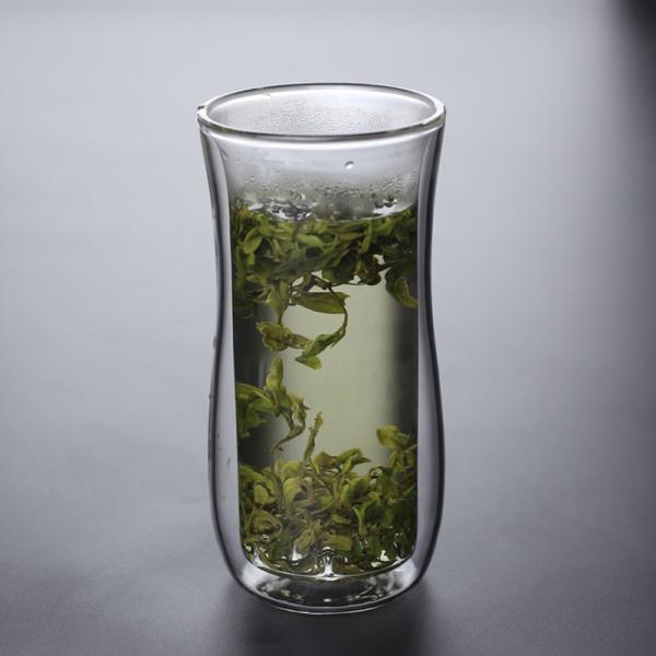 Double Walled 350ml Borosilicate Glass Turkish Tea Cups