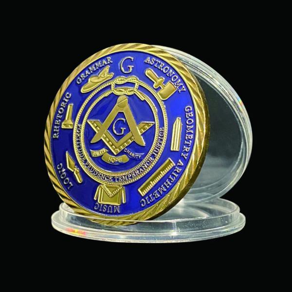 Выгравированное изготовленное на заказ ODM чеканит золотую монету цинка персонализированную сплавом