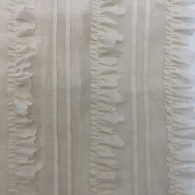 Tissu de coton brodé écologique, dentelle, tissus divers Nombre de fils