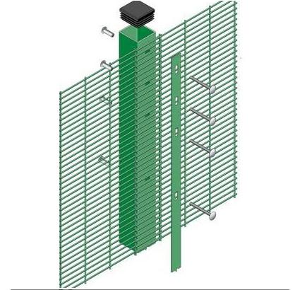 Powder Coated 358 No Climb Security Fence Welded Mesh Anti Theft