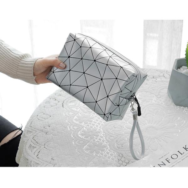 Portable lady large capacity simple waterproof travel small lipstick cosmetics storage makeup bags