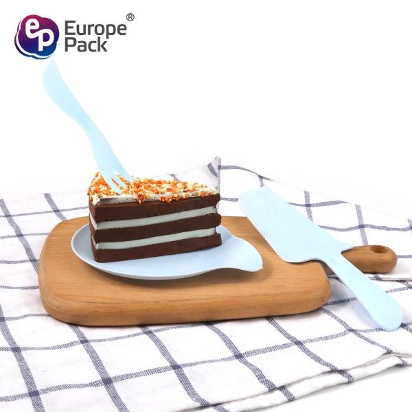 11pcs/Bag Disposable Cake Tableware Sets Plastic Plate Fork Knife Birthday Party Cake Supplies 5 Person