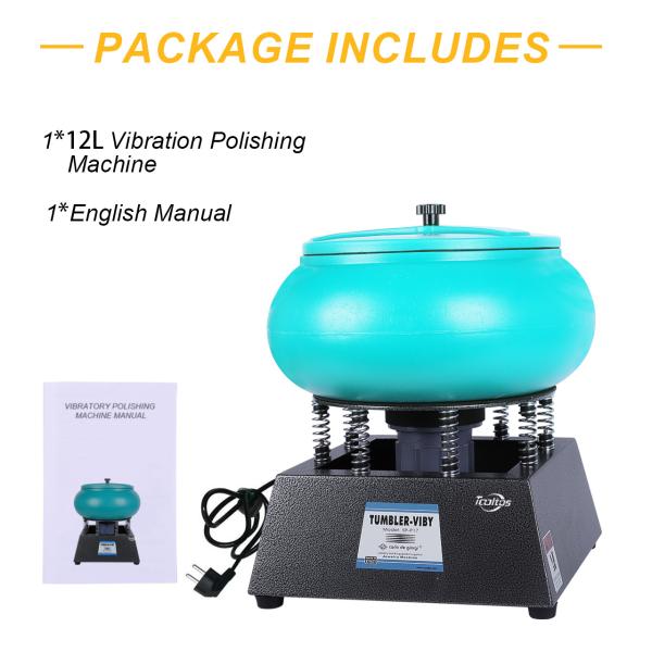 18 Inch Jewelry Polishing Machine Vibratory Tumbler Polishing Machine