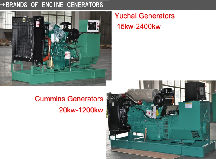 20KW-2000KW тихий генератор Doosan резервный генератор охлажденная водой