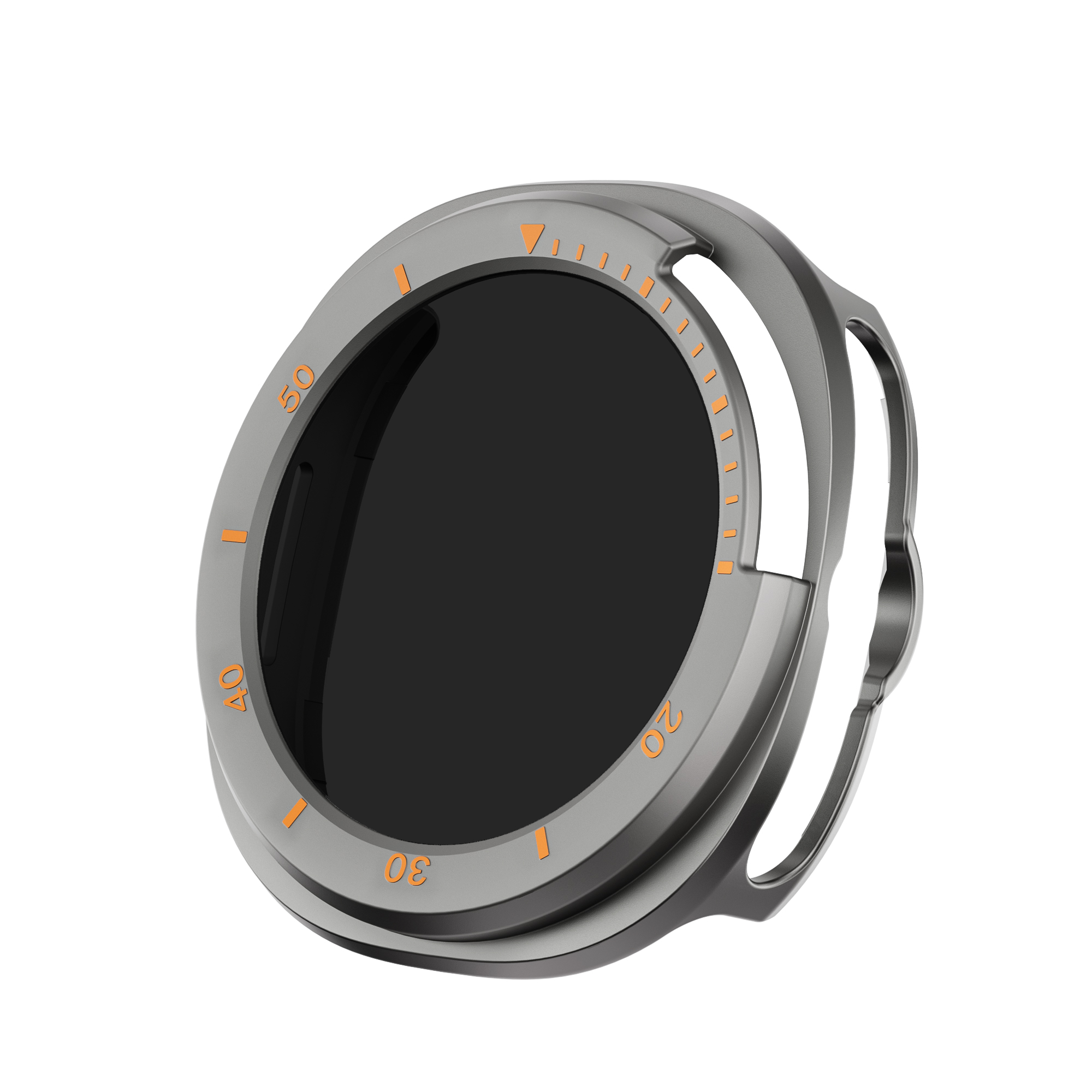 Anti Spy Tempered Glass Case With Scale for Samsunhg Galaxy Watch 8 Classic  Watch Cover Case Accessories