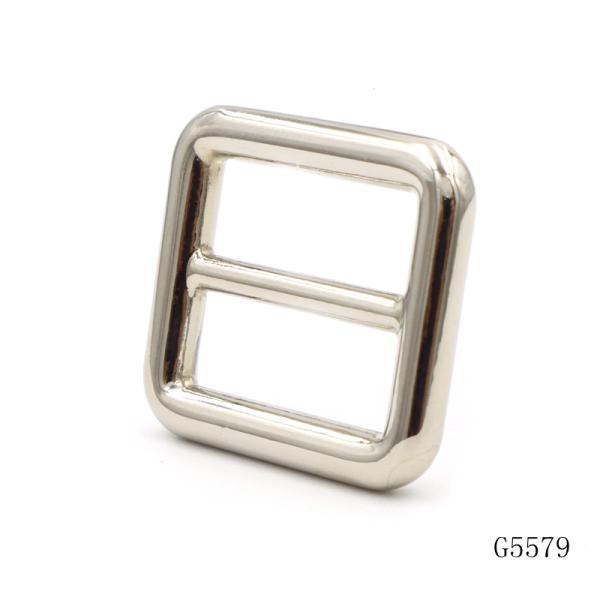 Zinc Alloy Metal Strapping Buckles OEM / ODM Tri Glide Slide Buckle For Bag And Pet Collar