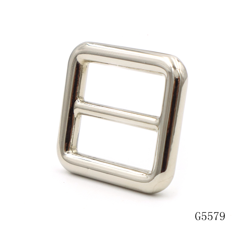 Zinc Alloy Metal Strapping Buckles OEM / ODM Tri Glide Slide Buckle For Bag And Pet Collar