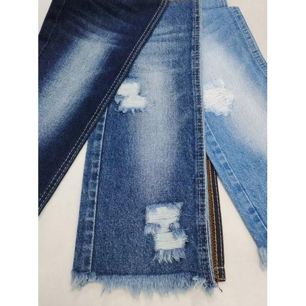 Low Shrinkage 80%Cotton TWILL Style Denim Fabric DARK INDIGO For Women Jeans Or Boys Pants