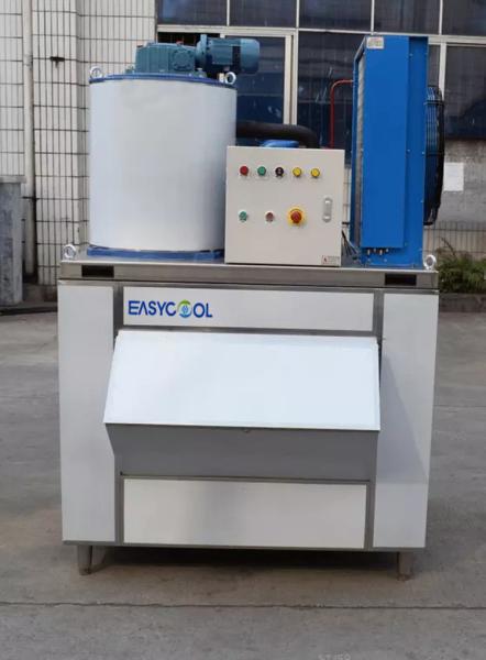 Sea Water Flake Ice Making Machine Air Cooled For Fishing R404A Refrigerant