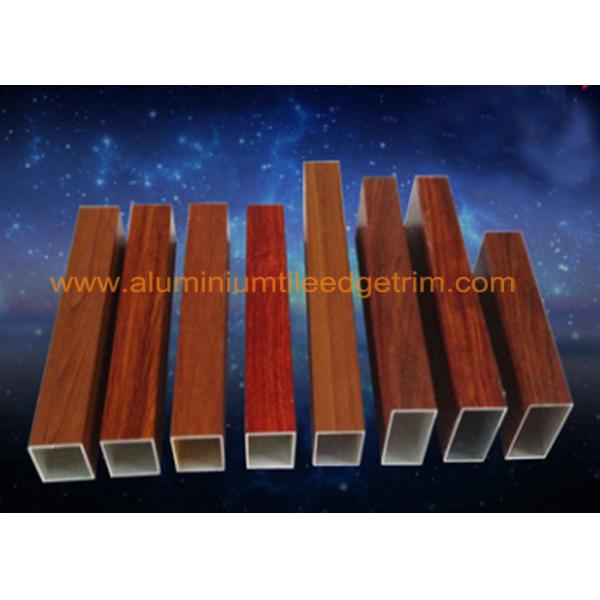 Lightweight Extruded Aluminum Square Tube Powder Coating Corrosion Resistant