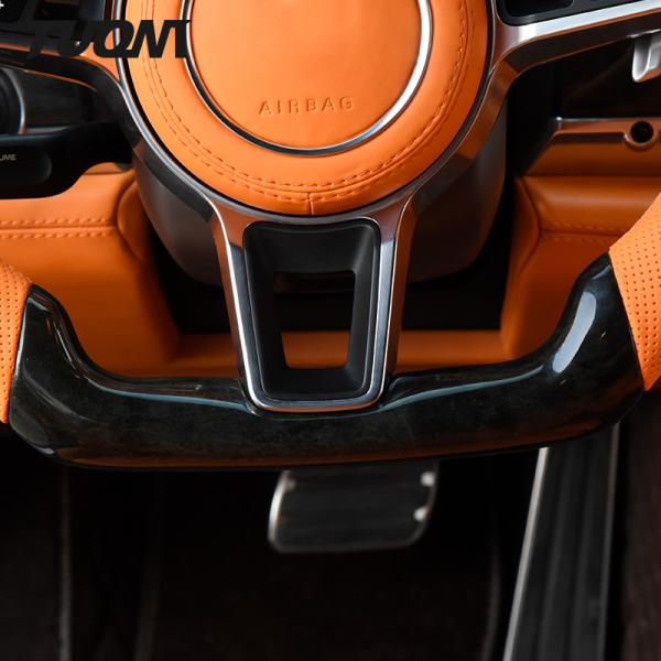 997 Wooden Orange Stitch Steering Wheel Porsche Alcantara Sport Car