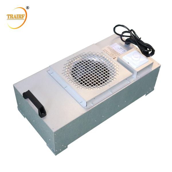 110V Fan Powered Hepa Filter Units Coated Aluminium Zinc Plate