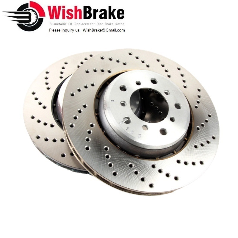 Wholesale Disc Brake Rotor Car Drilled Slotted Brake Discs, High-End Car Alloy Ventilated Disk Brake Rotor For Bentley Mulsanne Made Of Durable Metal Plastic Land Rover Ranger Manufacturer