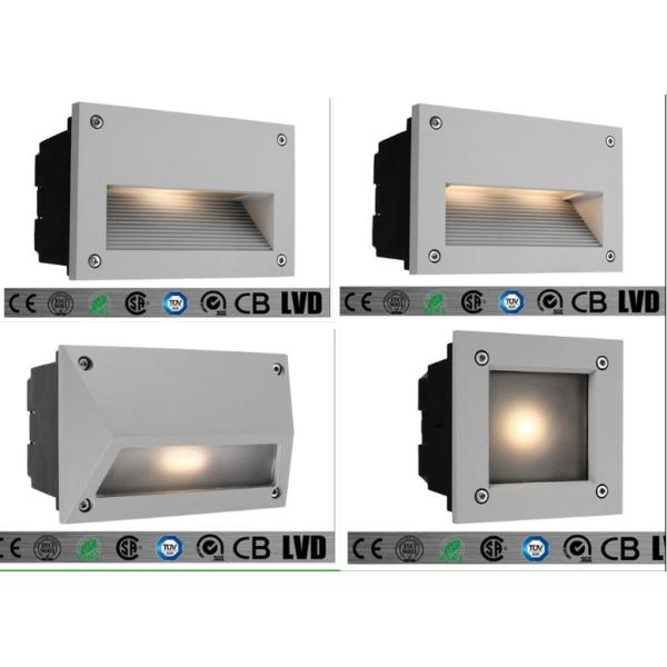 Square White 350ma Wall Exterior Recessed Step Lights Outdoor IP55 L150*W121*H100mm
