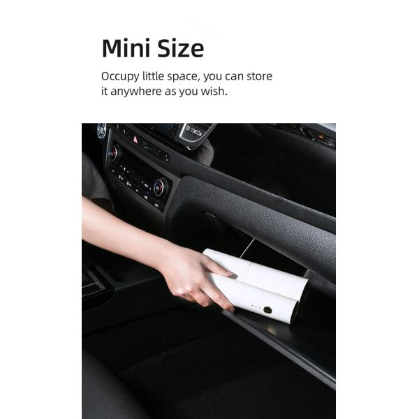 Wireless 12V Car Vacuum Cleaner YANTU V02P 150W Powerful with 8000 KPA Wet and Dry