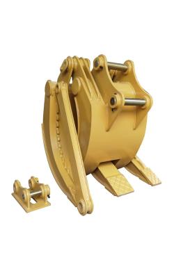 Wooden Excavator Log Grapple Q345B Mechanical Grapple Bucket
