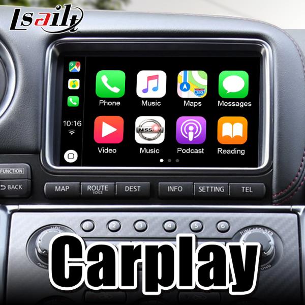 Поддержки интерфейса андроида камеры автоматической carplay, обратные и автомобиль андроида для 2008-2010 GTR GT-r R35