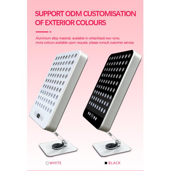 Panneau de luminothérapie rouge portable 360W 660nm 850nm pour usage domestique