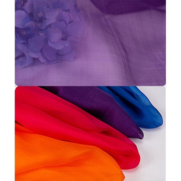Материал платья тканей 140cm мягкого шелка сплошного цвета 6mm Тюль шифоновый выравниваясь