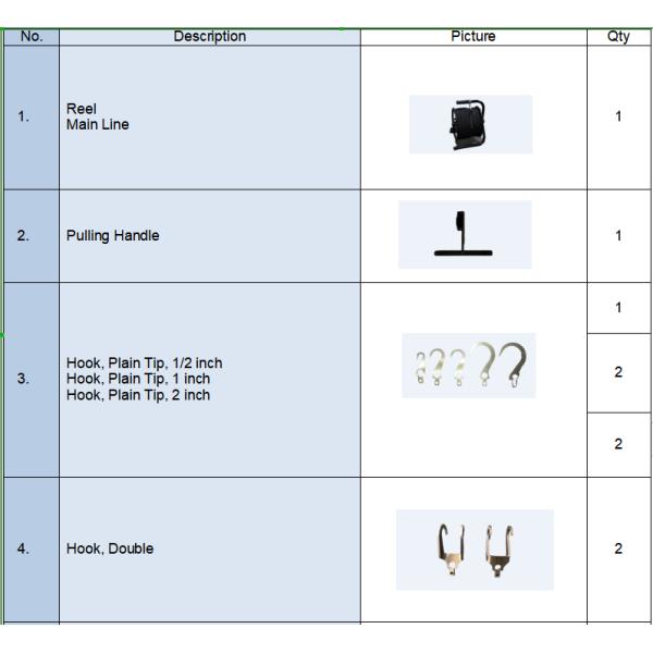 Advanced High Strength HAL Hook And Line Kit Marine Grade Pulleys
