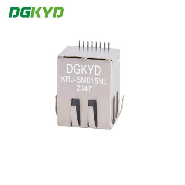 KRJ-SM015NL RJ45 Socket Patch Network Interface Integrated With 100M Network Transformer Communication Interface SMD