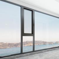 Finition supérieure fenêtre suspendue inférieure isolante thermique anti-vol fenêtre ouverte vers l' intérieur