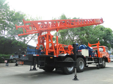 Swept in Africa!! 400m(BZC400BCA) truck mounted water well drilling rig