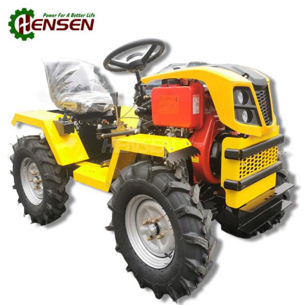 Tractor agrícola multifuncional 4x4 de 12 a 18 cv mini-tractor com leme traseiro rotativo
