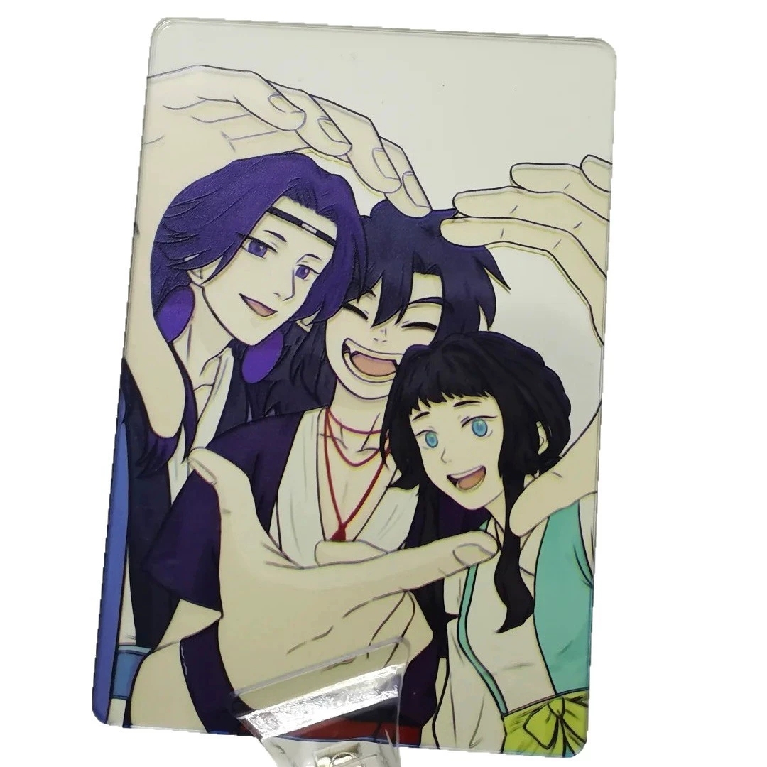 CMYK Overlay Transparent Cards With Custom Anime Artwork For Collectible Merchandise