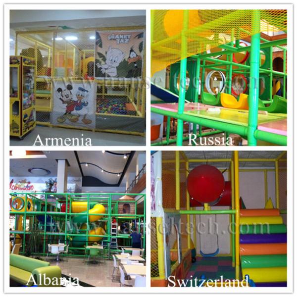 Hansel Toys games gym equipment, fiberglass slides with ball pool