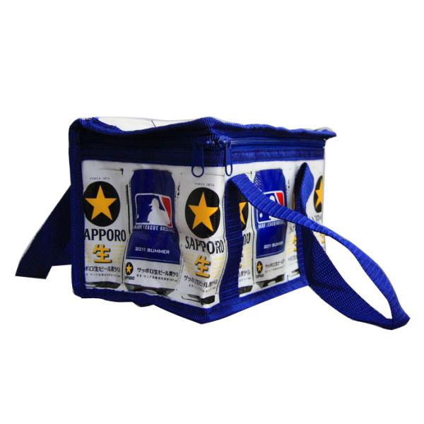 Reusable Aluminum Foil Thermal Insulated Bags With Navy Zipper For Keeping Food