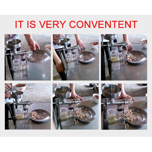 Product Capacity of 1-2kg/h Household Mini Oil Pressing Machine for Custom-made Castor Peanut and Sesame Oil Extraction