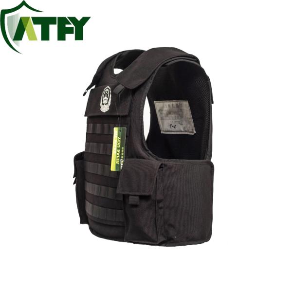 NIJ IIIA Bulletproof Point Blank Ballistic Vest Black Tactical Jacket