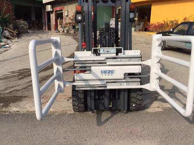 Thin Arm Forklift Truck Attachments Forklift Foam Rubber Clamps Safely Handle